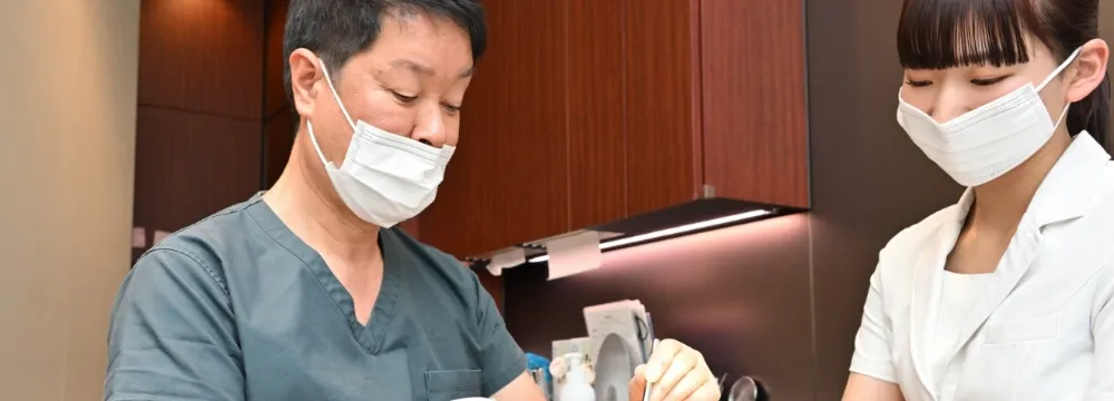 各歯科分野に精通したドクターが院内連携して行なうチーム医療